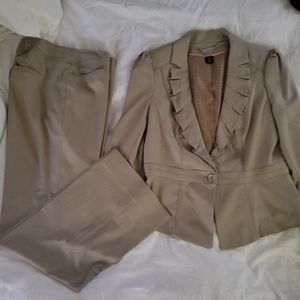 Khaki suit